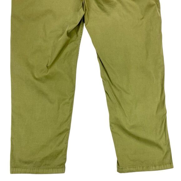 Pendleton Pants Womens Size 16 Petite Green High Waisted Straight Leg Utility - Picture 9 of 15